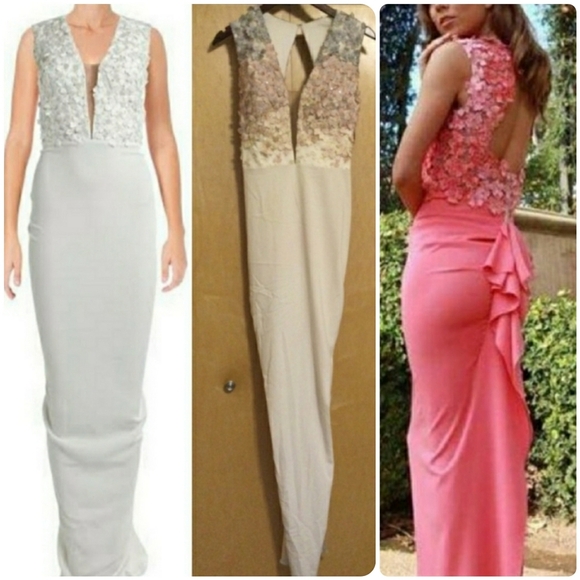 Nicole Bakti Women's Peach Flower Applique - Picture 5 of 16